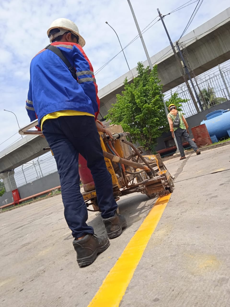Jasa Pengecatan Marka Jalan