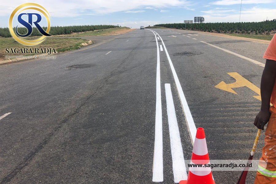 Harga Pengecatan Marka Jalan Per Meter
